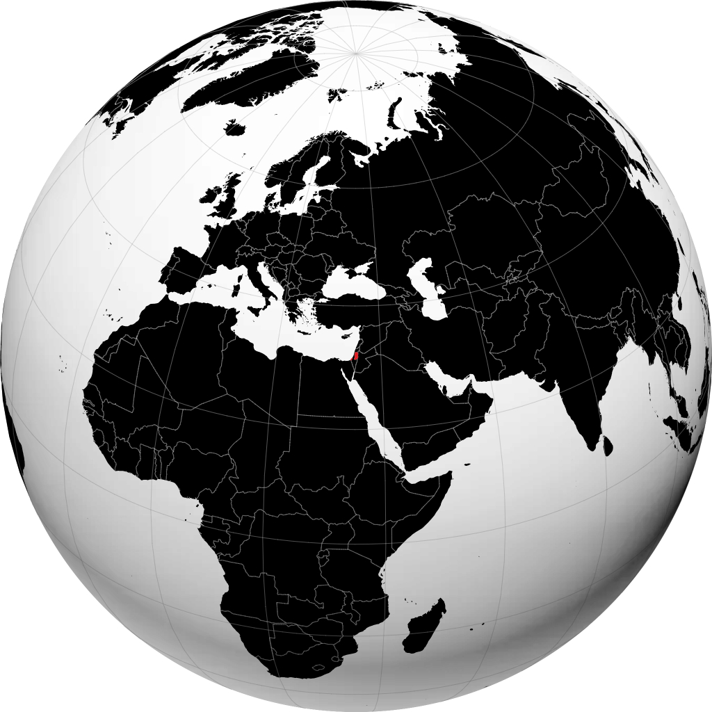 Palestina kwenye globu