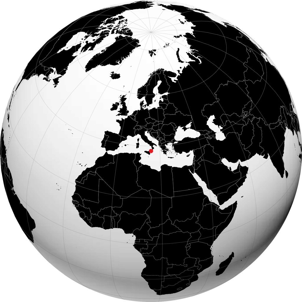 Reggio Calabria kwenye globu
