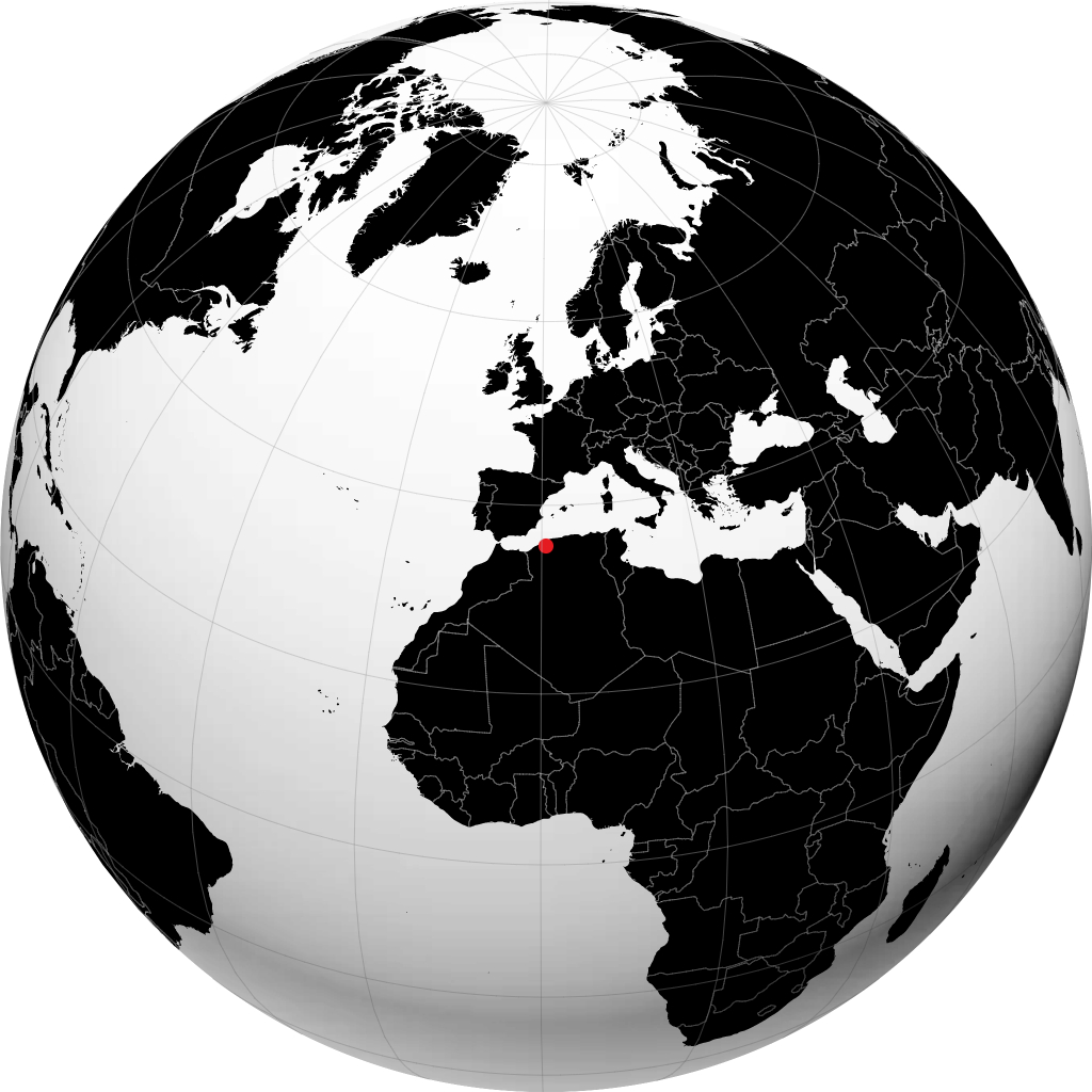 Relizane kwenye globu