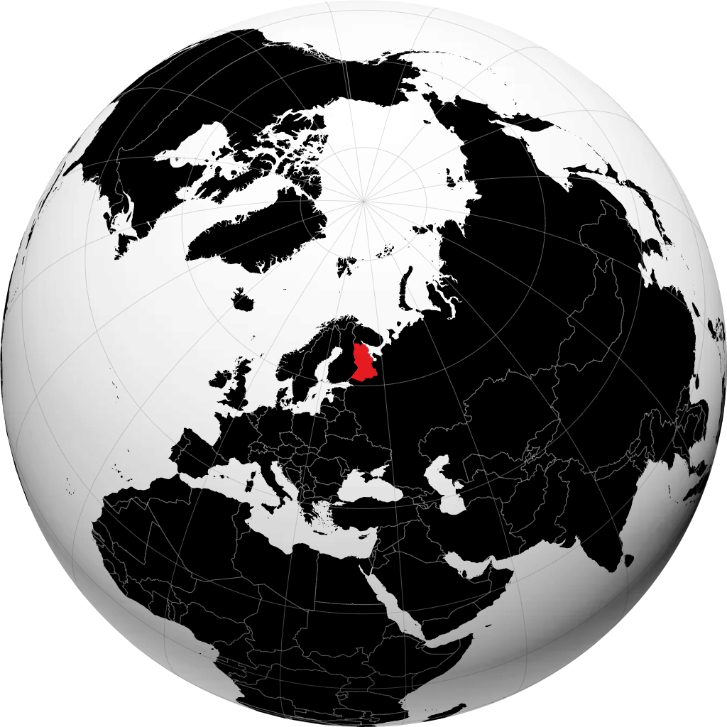 Kareliya kwenye globu