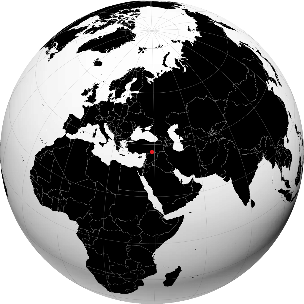 Sanliurfa kwenye globu