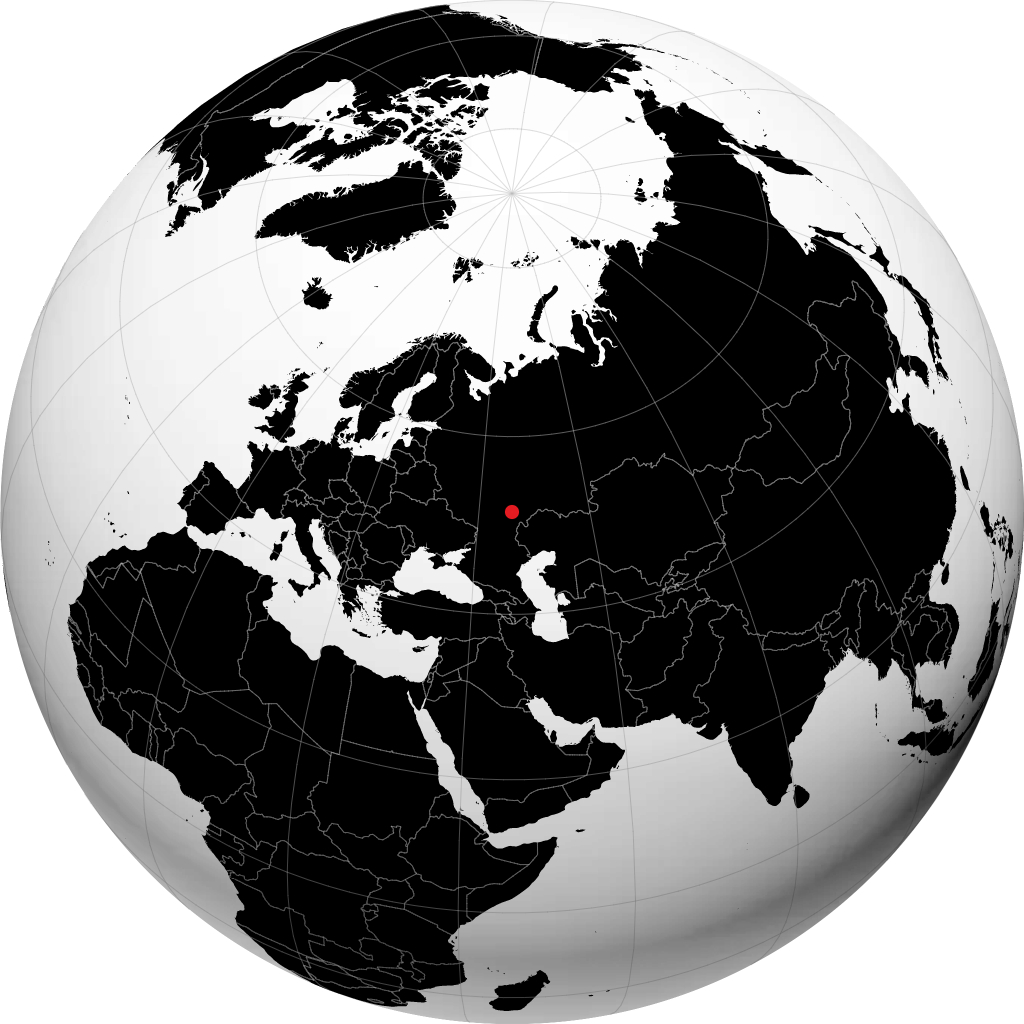Saratov kwenye globu
