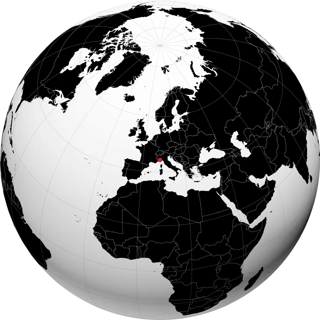 Savona kwenye globu