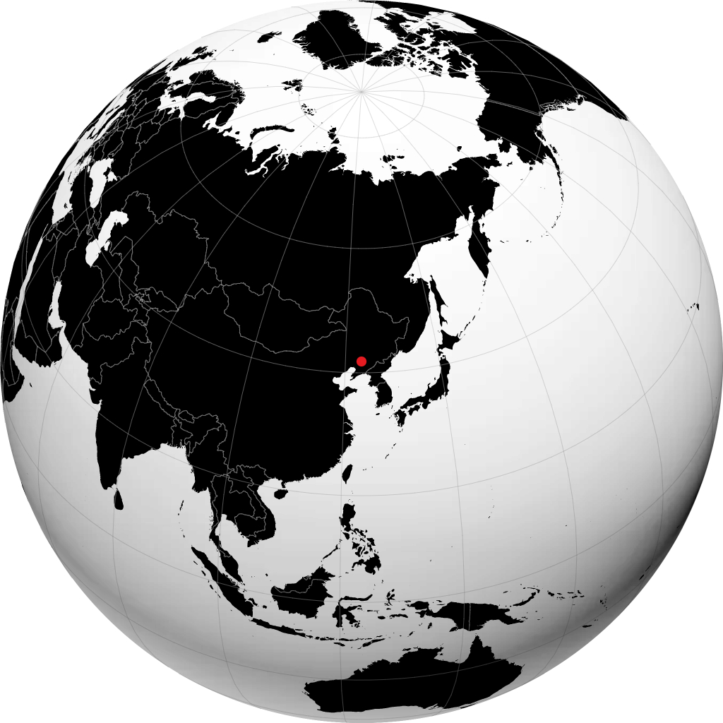 Shenyang kwenye globu