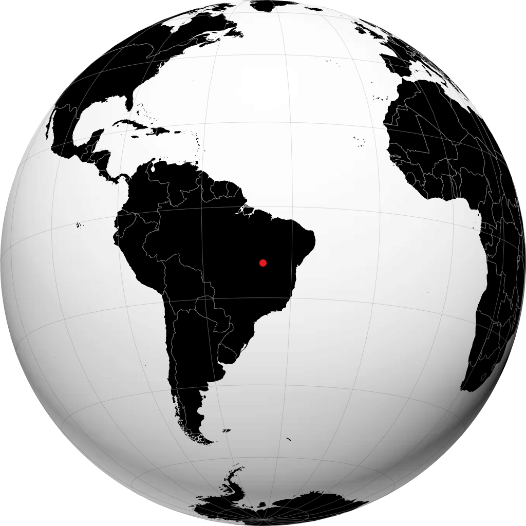 Taguatinga kwenye globu