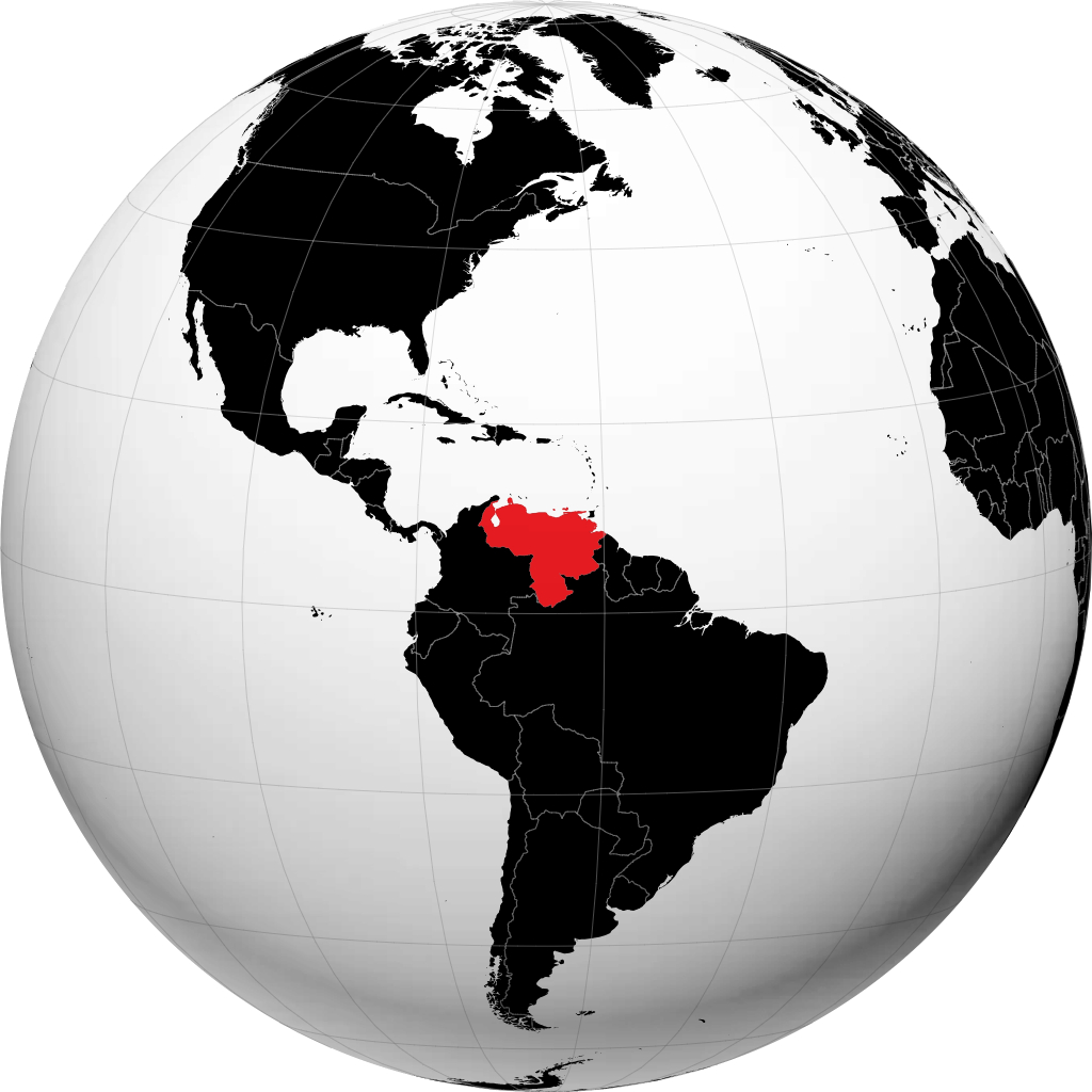 Venezuela kwenye globu