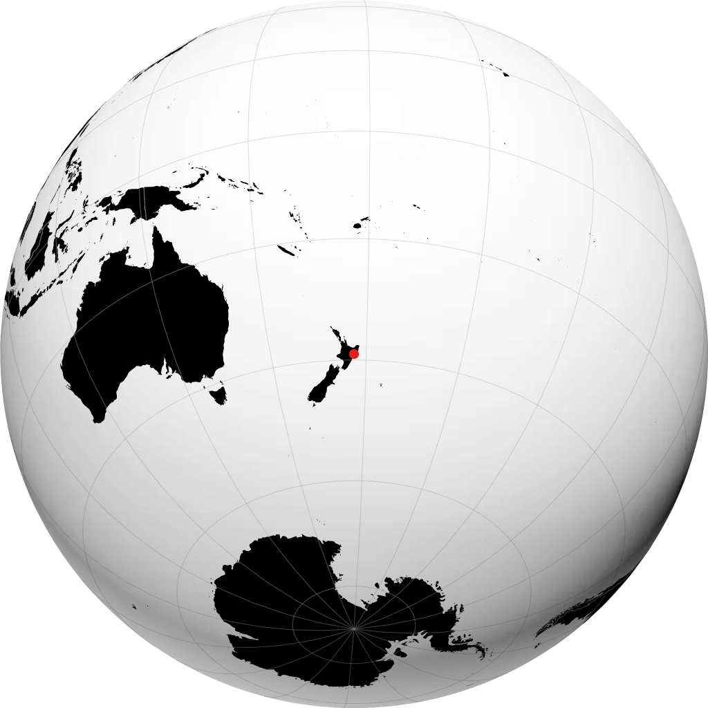 Wairoa kwenye globu