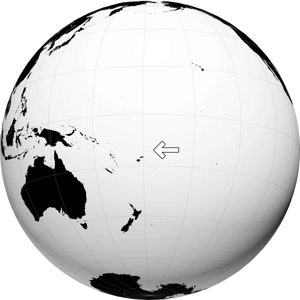 Wallis na Futuna kwenye globu