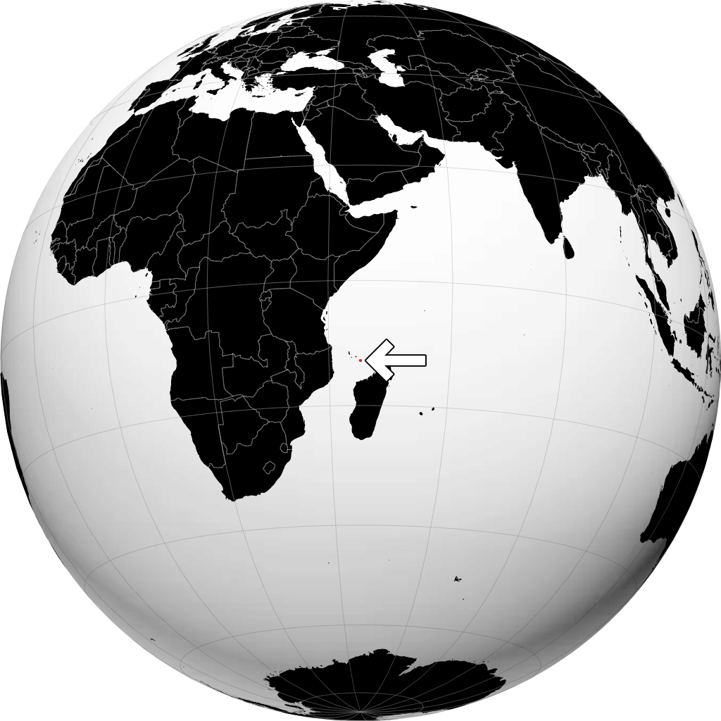 Mayotte kwenye globu